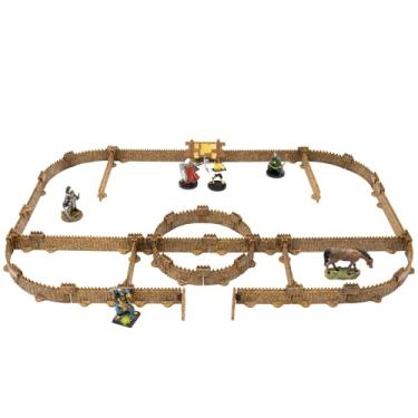 Imagem de Kit Palisades: Jogo de Terreno de Mesa e RPG para Dungeons & Dragons, Pathfinder, Castelos e Cruzadas, 13ª Era, Runequest, Asunder, Zombicide, Imperial Assault, e mais! (90 peças de 400 m²)