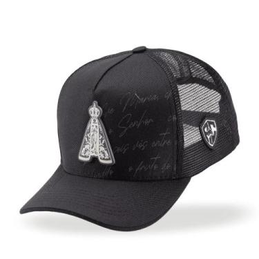 Imagem de Boné Plus Size Tamanho Especial Trucker Nossa Senhora Pampa's Country 