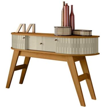 Imagem de Aparador 2 Portas 1 Gaveta Histórico - Madetec, Cumaru/Opala