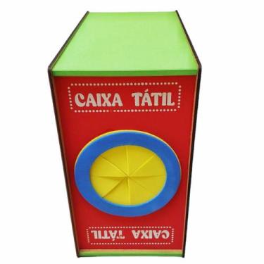 Imagem de Caixa tatil Infantil em madeira brinquedos educativos 1 ano montessori