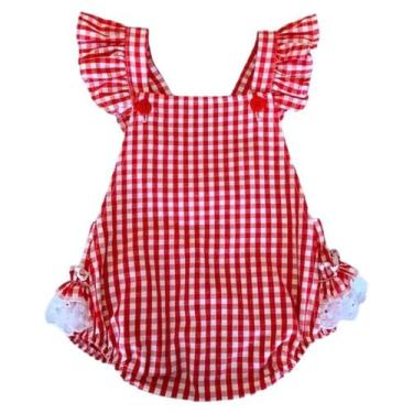 Imagem de Jardineira Bebê Menina Infantil com Tiara 100% Algodão - Olivia - Mund