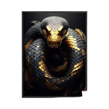 Imagem de Pôster Vintage de Leão, Tigre e Onça - Arte de Parede para Quarto e Es