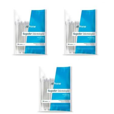 Imagem de Kit Com 3 Sugador Odontológico Dental Products 40un - AllPrime