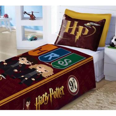 Imagem de Jogo De Lençol  + Fronha Quarto Infantil Harry Potter Cut - IMPAKTO VI