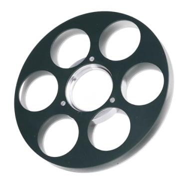 Imagem de Carrealheiro de Fita Vazia, Liga de Alumínio Baixo Ruído Aberto, Carretel para Carretel, Rolo de 6 Orifícios Registro de Gabarine (Verde)