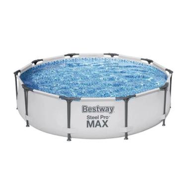 Imagem de Piscina Bestway 5000 Litros Steel Pro Max Cinza Standard 56406