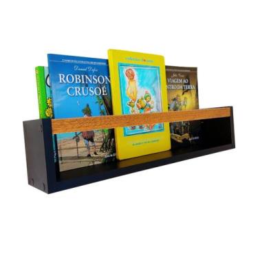 Imagem de Prateleira Para livros Infantis Nicho Organizador Pelúcia Quarto de Cr