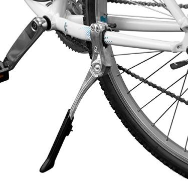 Imagem de BV Suporte de bicicleta – Suporte de liga ajustável para bicicleta na parte traseira com altura ajustável, para mountain bike/road bike/BMX/MTB de 24" - 29" (prata)