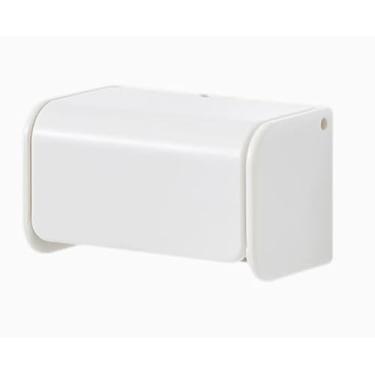 Imagem de Suporte de escova de dentes sem perfuração, suporte de escova de dentes, armazenamento de banheiro, pasta de dentes multifuncional, grampo branco, suporte de pasta de dente (trompete)