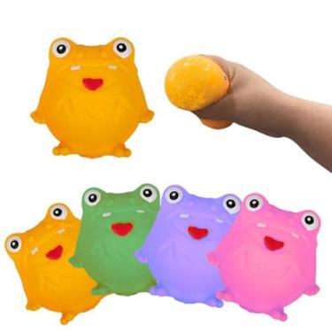 Imagem de Brinquedo Antiestresse Monstrinhos e Sapos para Apertar  Diversão Infa