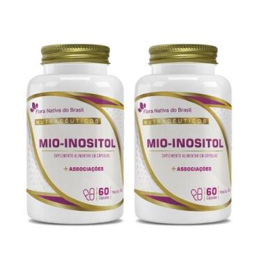 Imagem de Kit 2x Suplemento Alimentar Mio Inositol 30g 60 cápsulas Fauna Nativa 