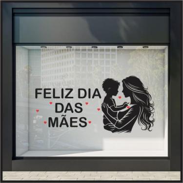 Imagem de Adesivo em recorte para vitrine dia das mães 58x120m - DEKAL