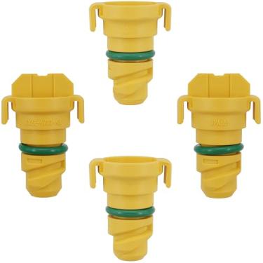 Imagem de Dsnaduo Bujão de drenagem de óleo de 4 peças adequado para Ford F150 Mustang Bronco Edge Lincoln Explorer MKZ Substitui KX6Z6730B KX6Z-6730-B FT4Z-6730-A BC3Z-6730-A BC3Z6730B BC3Z6730A FT4Z6730A