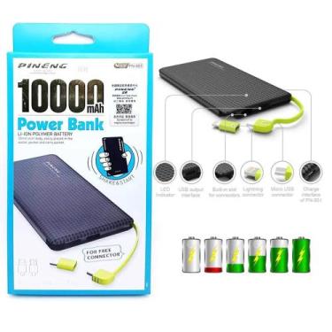 Imagem de Carregador Portátil Power Bank 10.000mah Compativel com Iphone e Samsu