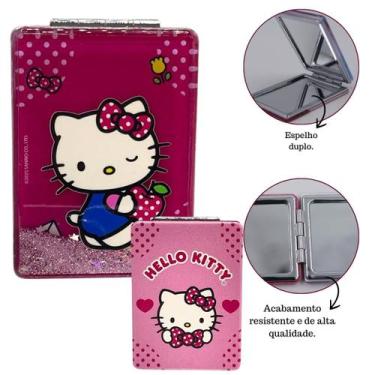 Imagem de Espelho Hello Kitty  Dupla Face Compacto - Sanrio