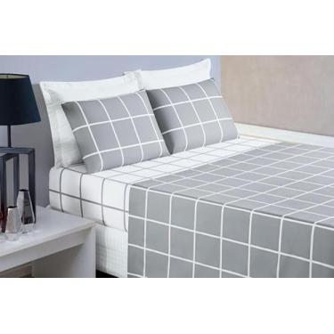 Imagem de Roupa Cama Solteiro Menino Menina Austin 200 Fios Preto - Jm Enxovais