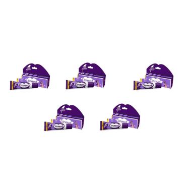 Imagem de Kit 5x Hidratante Labial Carmed Açaí 10g Oakberry com cor