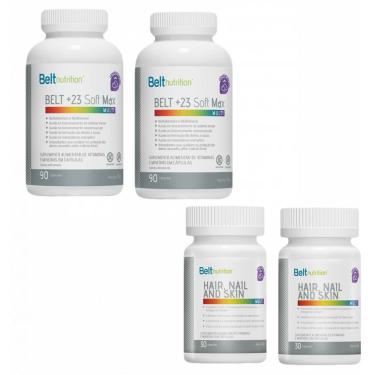 Imagem de 2x Belt + 23 Soft Max 90 Caps. + 2x Belt Hair Plus 30 Caps.