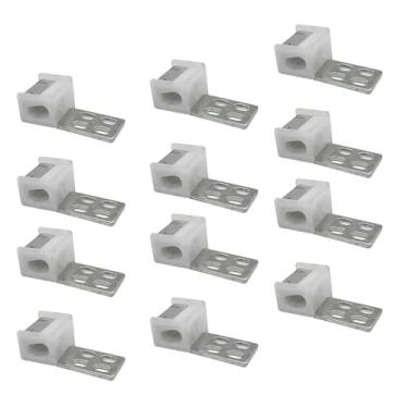 Imagem de IEUDNS 12x Sofá clipes de mola reparando forte substituição anti -deslizamento mola fivela kit de reparo de mola para assentos de carro Cama