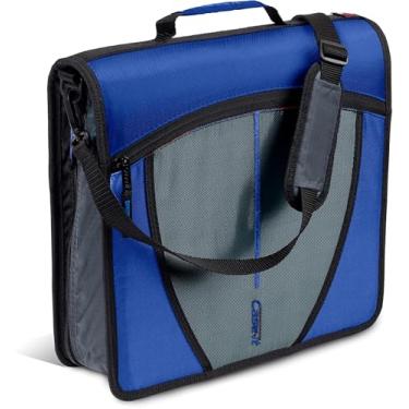 Imagem de Case It 169802 Case-it Mighty Zip Tab 7 cm 3 anéis fichário com zíper azul (D-146 AZUL)