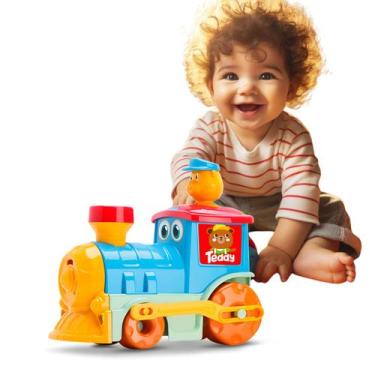 Imagem de Brinquedo Infantil Trenzinho Teddy's Train Ursinho Didático  - Samba T