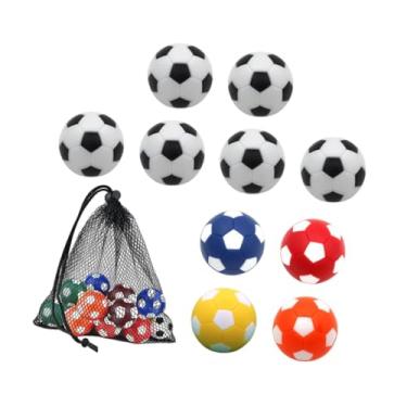 Imagem de Dynwave Bolas de pebolim para jogos de mesa oficiais Mini tabela de bolas de futebolistas pequenos suprimentos de festas resin tabela de futebol de futebol de, Option F, 3.6 Cm