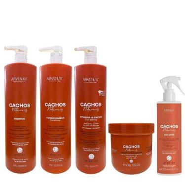 Imagem de Kit Arvensis Professional Cachos Naturais - Shampoo 1L + Condicionador