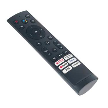 Imagem de ALLIMITY ERF3A90 sub ERF3M90H Controle remoto de substituição de voz para Hisense Google 4K ULED TV 65U6H 43A6H 75U6H 50A6H 55A6H 55U6H HU70A6109FUWA 50U68G 55U68G 65U68G 75U68G 75U68G 55U78 G 65U78G