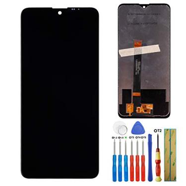Imagem de E-YIIVIIL Tela LCD compatível com LG K50S LMX540HM, LM-X540 16.5 cm LCD Touch Screen Display Assembly