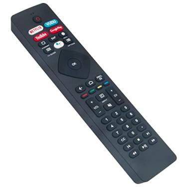 Imagem de Controle remoto de voz substituído BT800 NH800UP serve para Philips Android TV 65PFL5504/F6 43PFL5704/F7 50PFL5704 55PFL5704 43PFL5704 55PFL5604 50PFL5604 43PFL5604 4 32 unidades FL5505/F7 50PFL5604