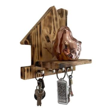 Imagem de Porta Chaves Casa Com Desenho Moderno Com Desenho - Oliva Store