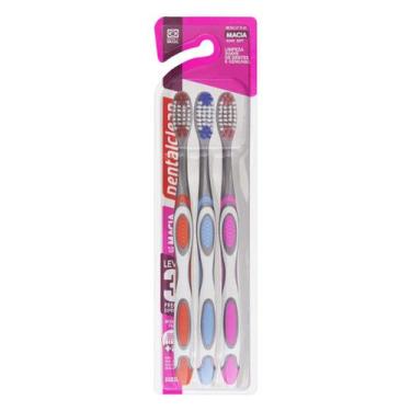 Imagem de Escova Dental Dentalclean Metallic Plus Adulto MC L3P2