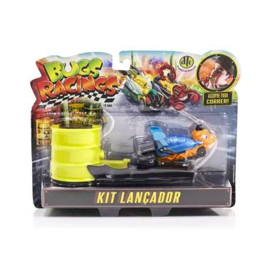 Imagem de Veículo E Pista Com Lançador Bugs Racing Dash - Dtc