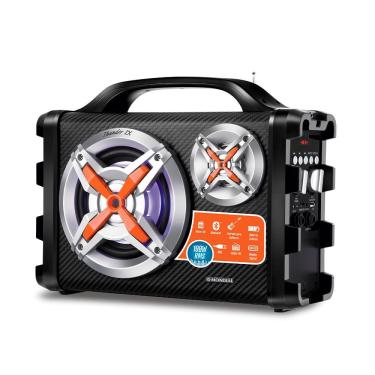 Imagem de Caixa Amplificada Mondial Thunder Ix Biv Preto/Laranja