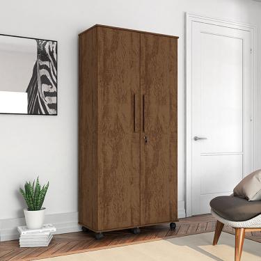 Imagem de Armário Organizador Multiuso 2 Portas Gold - Canela - Cor: Marrom