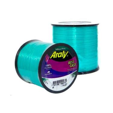 Imagem de Linha Monofilamento Araty Best Cast 1/4 Lb - Mazzaferro Verde 0,35mm -