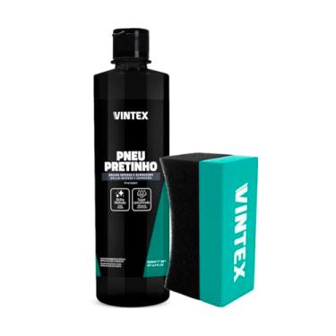 Imagem de Kit Pretinho Limpa Pneu 500ml + Aplicador De Produtos Vonixx
