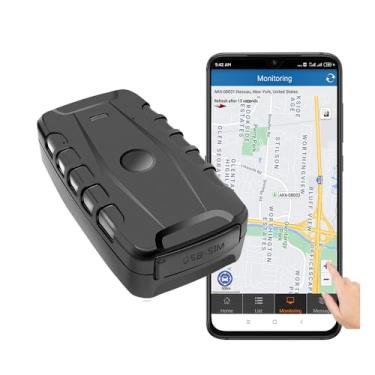 Imagem de Reiwour Rastreador Gps Magnético Para Veículos, Dispositivo De Rastreamento Carros, Bateria Longa Duração, Reboque Carro, Motocicleta, Caminhão, Frota, Assinatura Um Mês Incluída