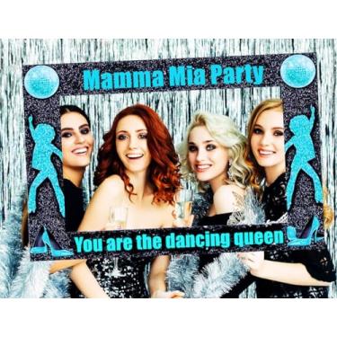 Imagem de LaVenty Acessórios Para Cabine De Fotos Festa You Are The Dancing Queen, Decoração Discoteca Mamma Mia