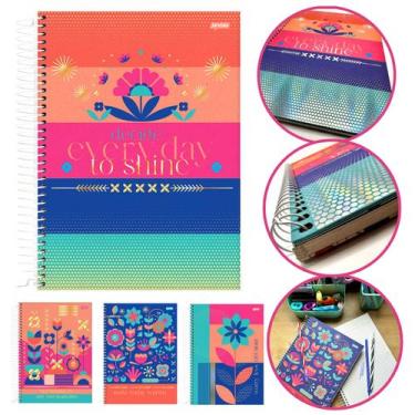 Imagem de Caderno Jandaia Univ 80 Folhas Capa Dura Espiral Ecológico, 4