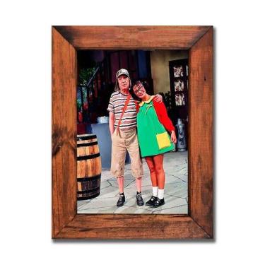 Imagem de Quadro com Moldura  - Chiquinha e Chaves - Loja Bluff, 30x40 cm