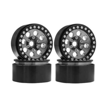 Imagem de Carro RC Crawler Escala 1/10 Com Roda De Metal Beadlock De 1,9 Polegad