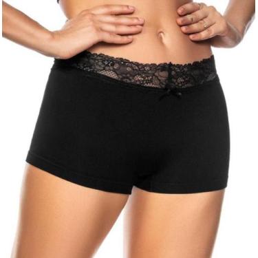 Imagem de Calcinha boxer Sweet Lace - Zee Rucci, Vinho, M