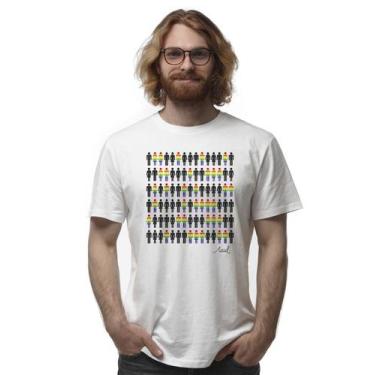 Imagem de Camiseta Awnil - Somos Muitos, Padrão, G, Branco