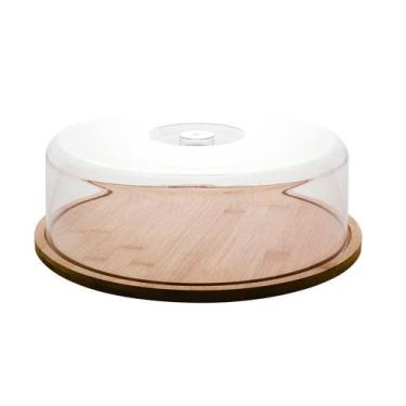 Imagem de Porta Bolo Boleira Tampa Acrílica 28Cm Servir E Decorar - Class Home