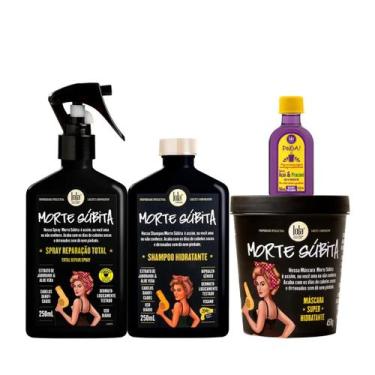 Imagem de Kit Lola Morte Súbita Sh 250ml + Masc 450ml + Spray 250ml + Pinga! Óle
