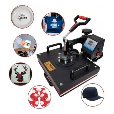 Imagem de Prensa Sublimadora Térmica Sublimação 10 Em 1 Importway 220v