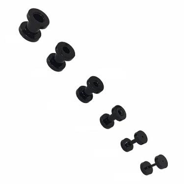 Imagem de Alargador Preto Inoxidável Túnel - PAR (Preto 1mm)