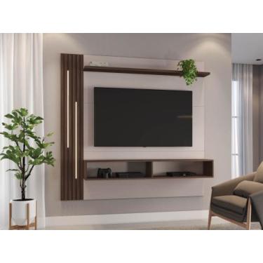 Imagem de Painel Agrado Para TV ate 65 Polegadas Jcm Off Cafe