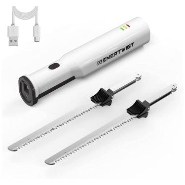 Imagem de Facilite sua vida na cozinha com a Faca Elétrica Recarregável ENERTWIST 1S Quick Start